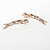 Серьга золото 585, общий вес - 0.97 г, чистый вес - 0.679 г