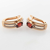 Серьга золото 585, общий вес - 2.51 г, чистый вес - 2.025 г