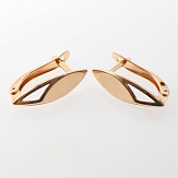 Серьга золото 585, общий вес - 1.05 г, чистый вес - 0.962 г