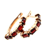 Серьга золото 585, общий вес - 2.25 г, чистый вес - 1.838 г