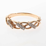 Кольцо золото 585, общий вес - 2.01 г, чистый вес - 1.92 г