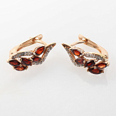 Серьга золото 585, общий вес - 1.34 г, чистый вес - 0.995 г