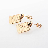 Серьга золото 585, общий вес - 1.44 г, чистый вес - 1.402 г