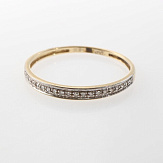 Кольцо золото 585, общий вес - 0.76 г, чистый вес - 0.74 г