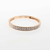 Кольцо золото 585, общий вес - 1.1 г, чистый вес - 1.016 г