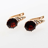 Серьга золото 585, общий вес - 1.55 г, чистый вес - 1.049 г