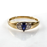 Кольцо золото 585, общий вес - 1.56 г, чистый вес - 1.38 г