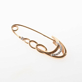 Булавка золото 585, общий вес - 2.44 г, чистый вес - 2.33 г