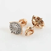 Серьга золото 585, общий вес - 1.97 г, чистый вес - 1.72 г
