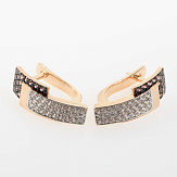 Серьга золото 585, общий вес - 1.78 г, чистый вес - 1.27 г